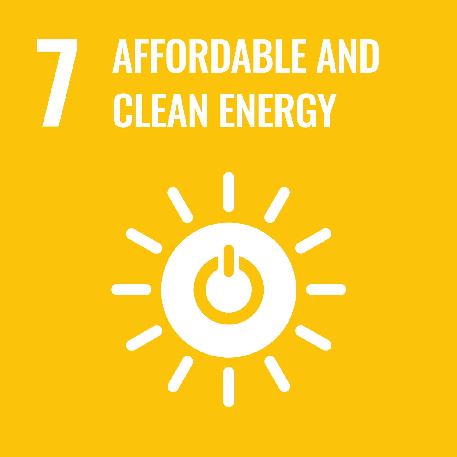 Sustainable Development Goal 7 Affordable and Clean Energy
